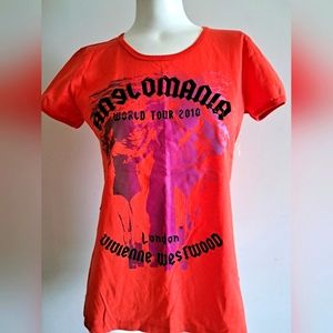 Vivienne Westwood Red Graphic Tshirt Size L